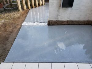 土間コンクリート、土、整地、真砂土、 令和建設、外構工事、エクステリア