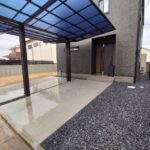 カーポート、土間コンクリート、土、整地、真砂土、 令和建設、外構工事、エクステリア