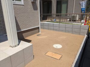 土、整地、真砂土、 令和建設、外構工事、エクステリア