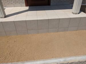 土、整地、真砂土、 令和建設、外構工事、エクステリア