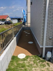 土、整地、真砂土、 令和建設、外構工事、エクステリア